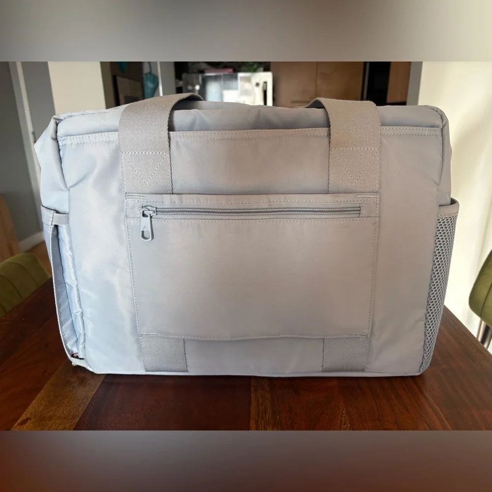 STATE Jordan diaper tote- ice blue $198